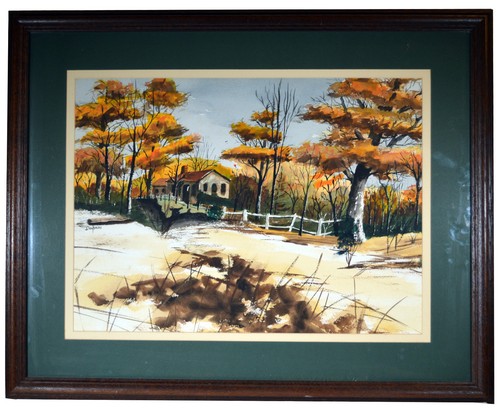 Vintage watercolor - 22",