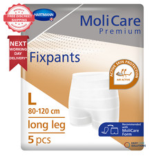 MoliCare Premium Fixpants - Long Leg - Large - 1 Pack of 5 - For Single Pack