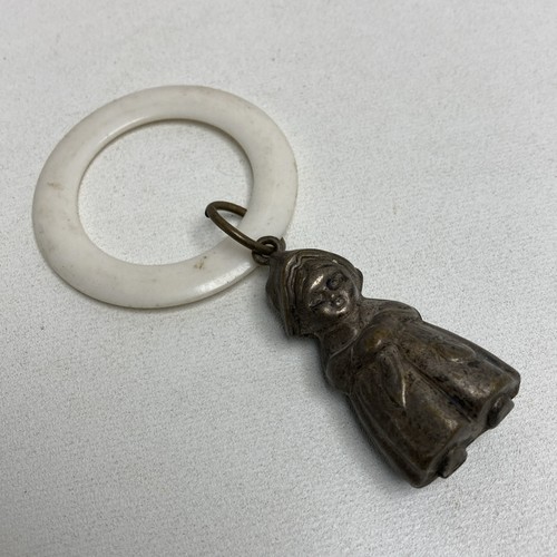 Antique baby rattle - (refjoh13),