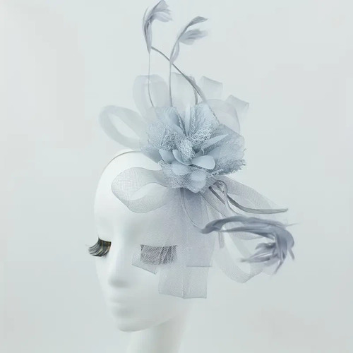 Elegant mesh flowers feather - elegant,