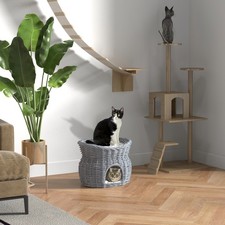 PawHut 2-Tier Elevated Pet