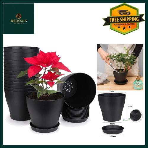 Durable black plastic plant - durable,