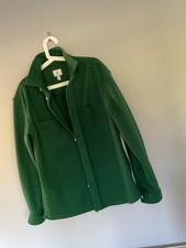 Mans Relaxed Style Dark Green Warm Jacket By H&M  NEW Size Med Check Measurement