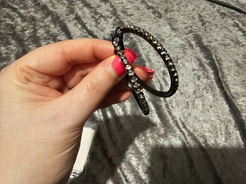 New black hoop - new, earrings