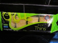 RICESNAX SWEET CHILLI, SOUR CREAM & ONION S&VINEGAR CRACKERS VARIOUS QUANTITIES