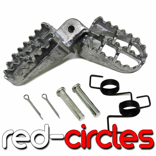 Aluminium pit bike footpegs - aluminium,