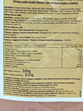 10 Chicken with Lentils British Army Nato UN Meal Pouch MRE 2025