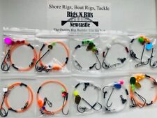 Sea fishing rigs x 10 mixed