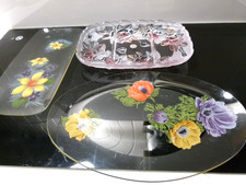SOGA JAPAN GLASS SERVING TRAY