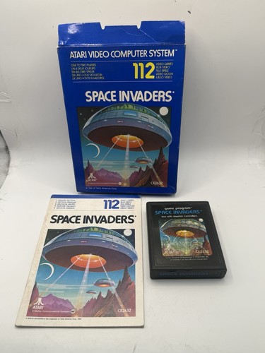 Space invaders game - invaders, cartridge