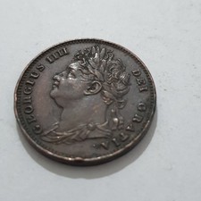 1826 George IV Copper Farthing