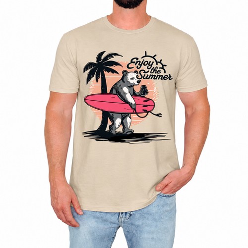 Enjoy the summer mens shirt - enjoy, t-shirt