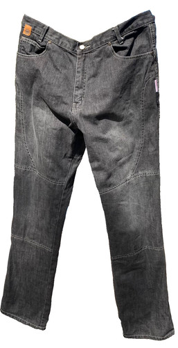 Red route motorcycle jeans - route,