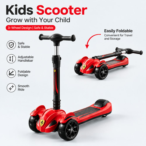 Kids gravity scooter - kids, with