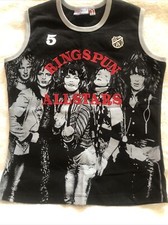 ringspun allstars tshirt vest new york dolls size 3 nwot Vintage rock punk band