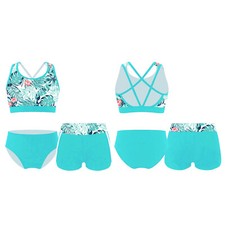 Girls 3 Pieces Swimming