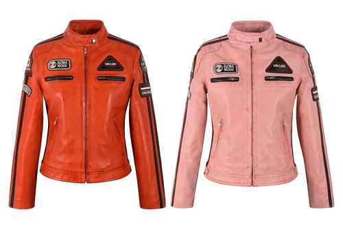 Sizma ladies leather jacket - ladies,