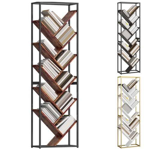 Homcom tree bookshelf tier - homcom,