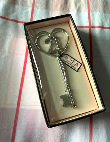 21st birthday silver tone - birthday,