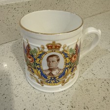 Vintage Coronation porcelain mug 12th May 1937 by Taylor & Kent Rare 