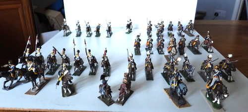 Miniature soldiers metal - soldiers.,