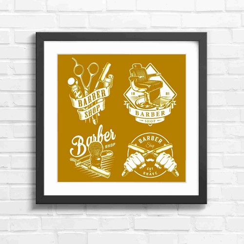 Retro barber shop - retro,