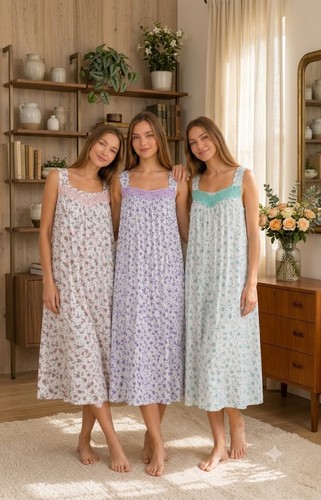 Women sleeveless nightdress - women's,