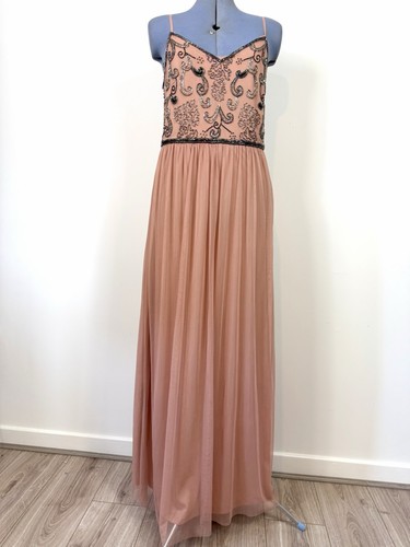 Asos evening dress peach - evening, uk