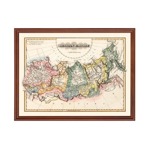 Old map russia 1823 - map,
