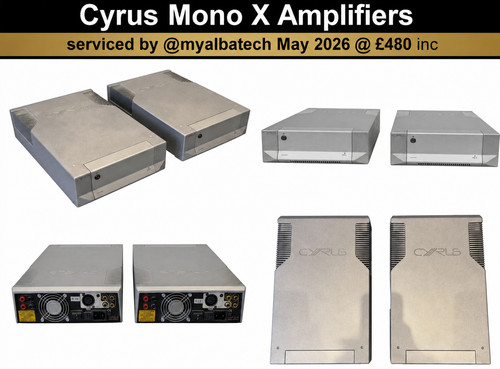 Cyrus mono amplifiers - mono, (pair)