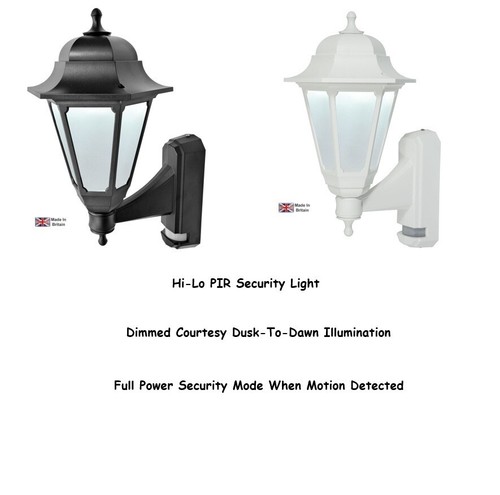 Dual light level led pir - light,