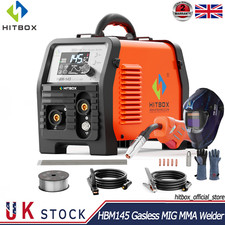 UK Gasless 2IN1 MIG Welder 240V 200A Portable Flux Core MIG Welding Machine New