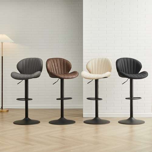 2pcs swivel bar stools - 2pcs, with