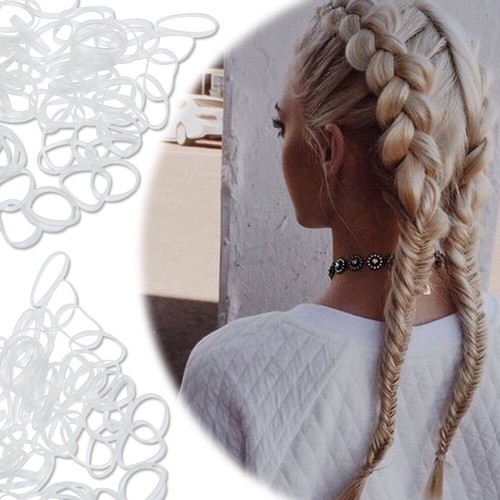Hair snags clear elastics - snags,
