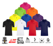 Golf God Clothing Polo Shirt Performance Golf Top Sport Jersey Tshirt Size S 3XL