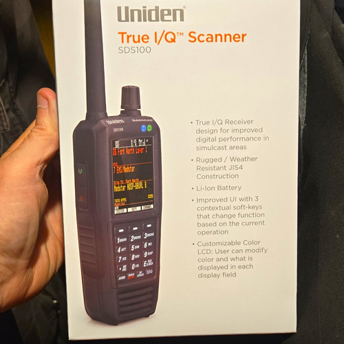 Uniden sds100 true q - true, i/q