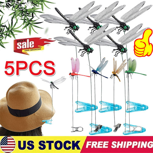 Fake dragonfly clips clip - dragonfly,
