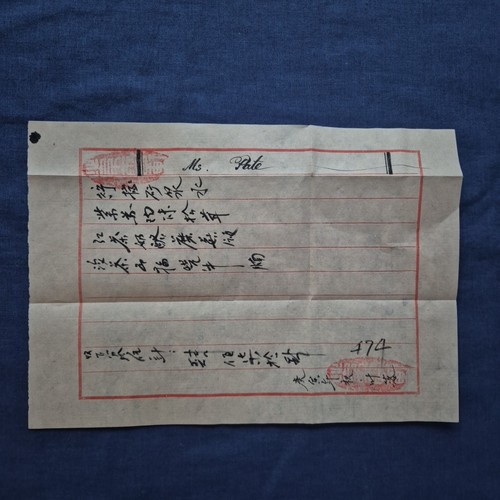 Vintage chinese calligraphy - vintage,