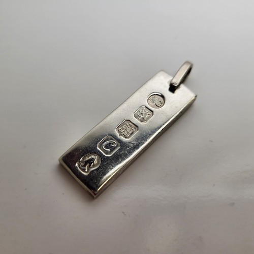 Malcolm gray ingot pendant - gray,
