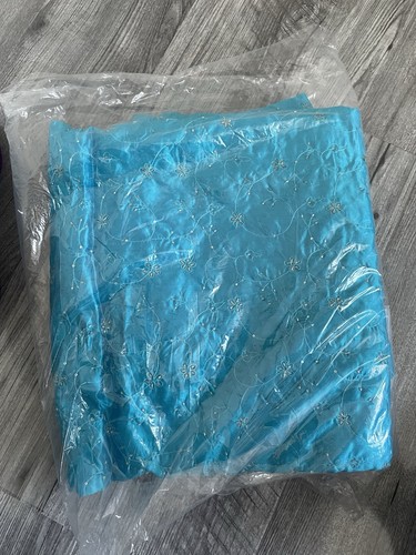 Turquoise saree with - saree,