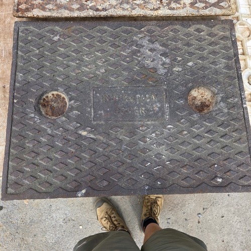 Cast iron manhole inspection - cast,