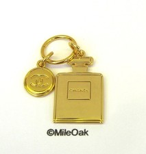 Chanel Gold Tone Key Charm -   Perfume Bottle New