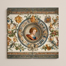 Italian Majolica Ceramic Tile