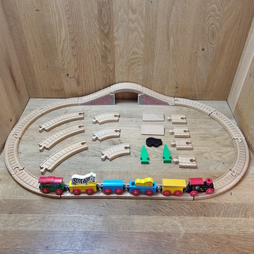 Wooden train play set - train,