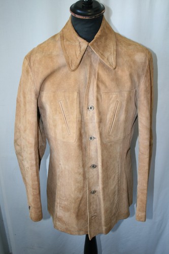 Vtg 70s fink northampton suede - fink,