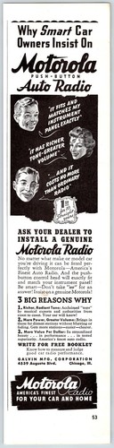 1940 motorola push button - 1940,
