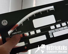 Complete Facelift Digififik 7000 RPM 8v g60 Digital Speedometer Golf Rally Cover Foil