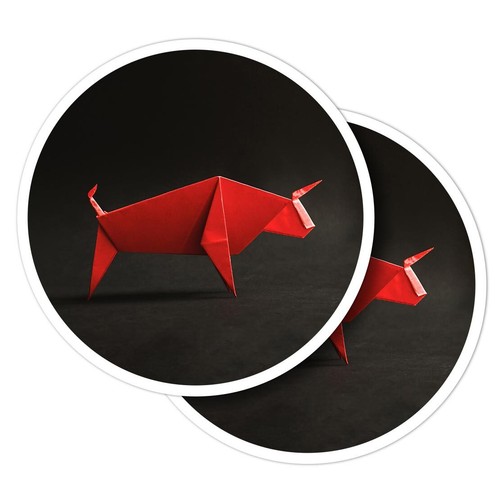 Vinyl stickers bull - vinyl, ox