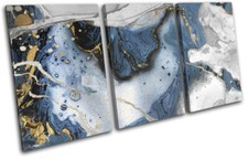 Marble Modern Navy Gold Grey