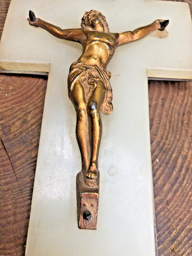 Crucifix vintage french - vintage, art
